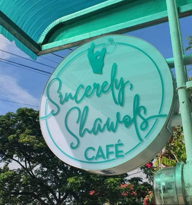 SINCERELY, SHAWOLS CAFE